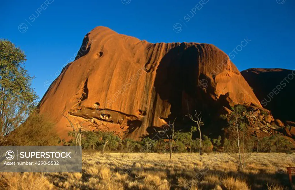 Mount Uluru, Ayers Rock, detail, Kata Tjuta National Park, Northern Territory, Australia.