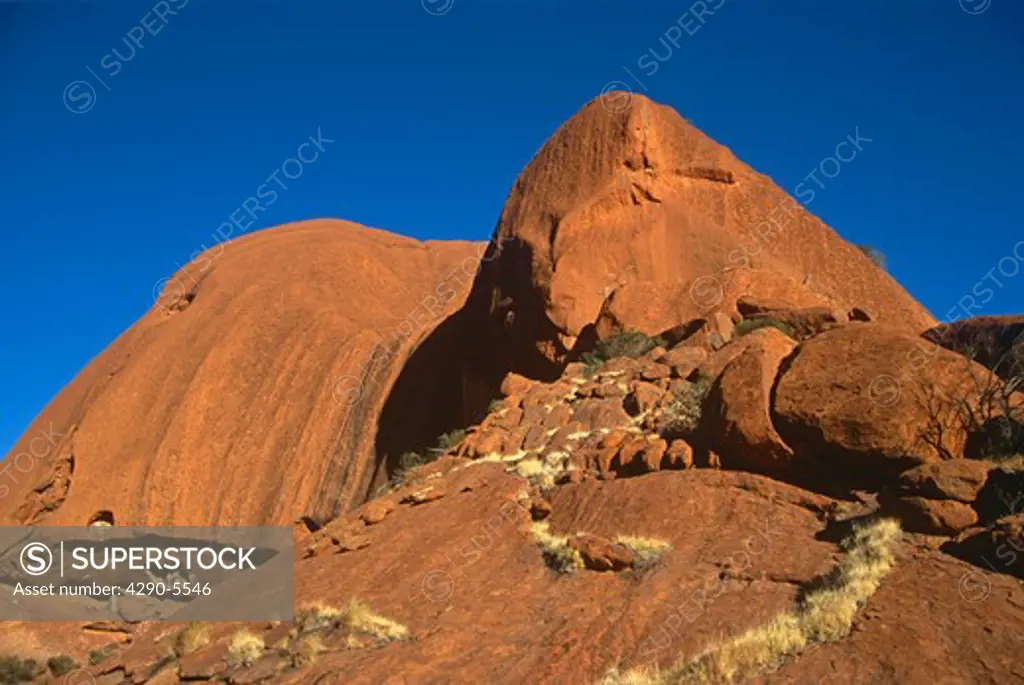 Mount Uluru, Ayers Rock, detail, Kata Tjuta National Park, Northern Territory, Australia