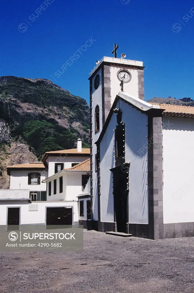 Parish church in the village of Curral das Freiras, Valley of the Nuns, Madeira