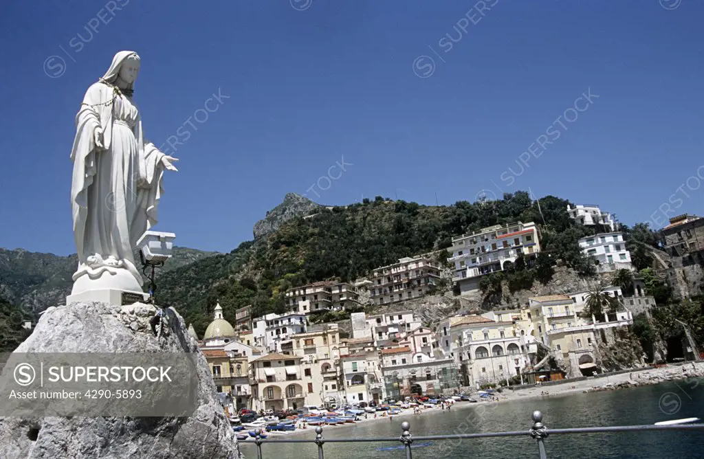 Town of Cetara, Amalfi Coast, Campania, Italy