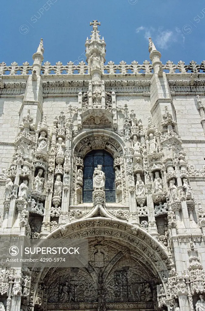 Jeronimos Monastery, also known as Hieronymites Monastery, Belem District, Lisbon, Portugal