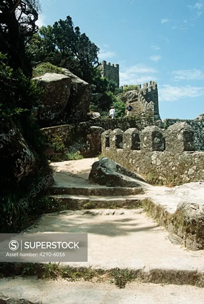 Mouros Castle, Castelo Dos Mouros, Sintra, near Lisbon, Portugal