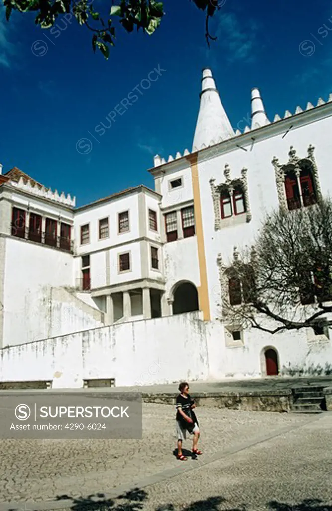 National Palace, Palacio Nacional de Sintra, Sintra, near Lisbon, Portugal
