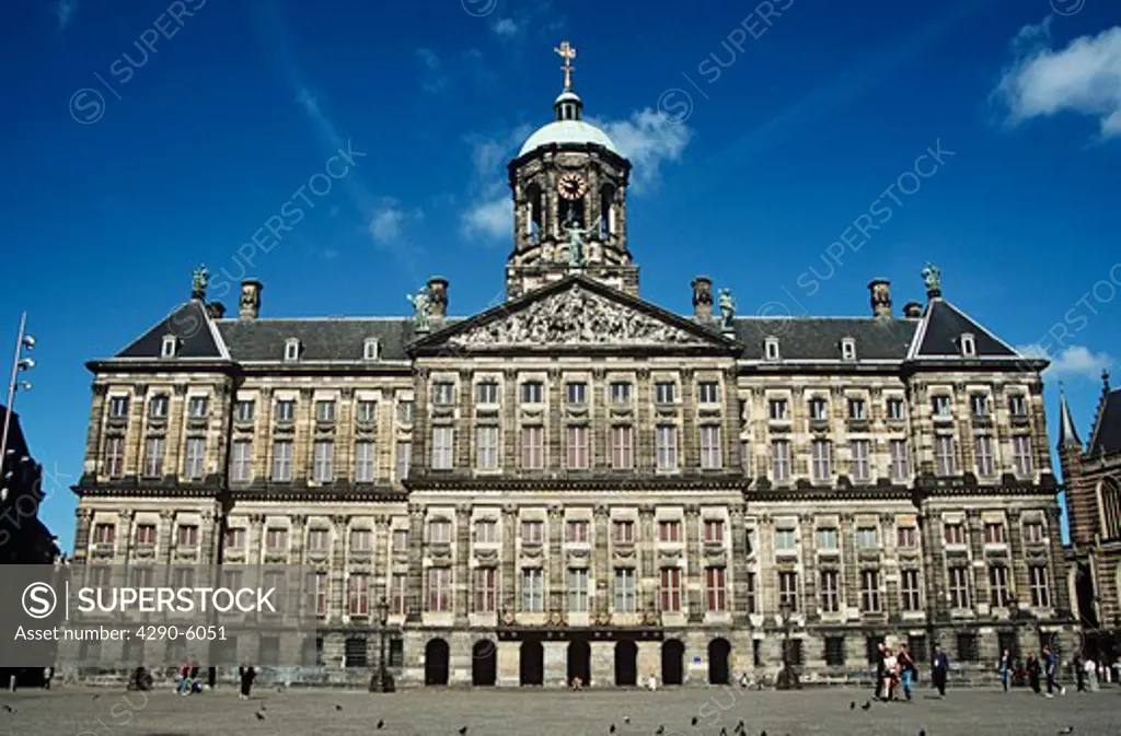 Royal Palace, Dam Square, Amsterdam, Holland.