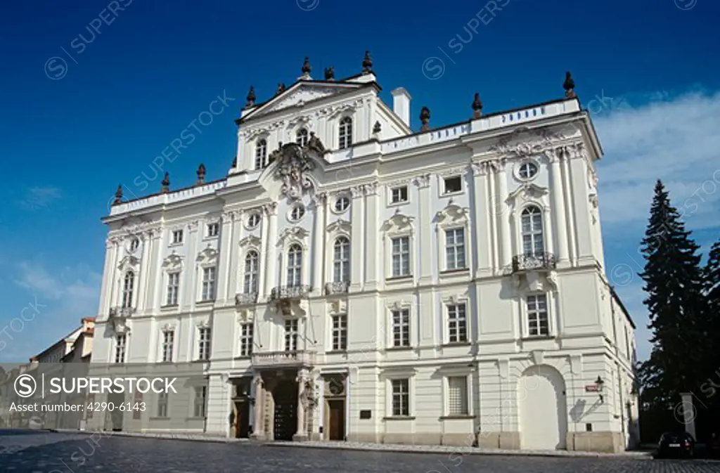 Archbishops Palace, Hradcanske Namesti, adjacent to Prague Castle, Prague, Czech Republic