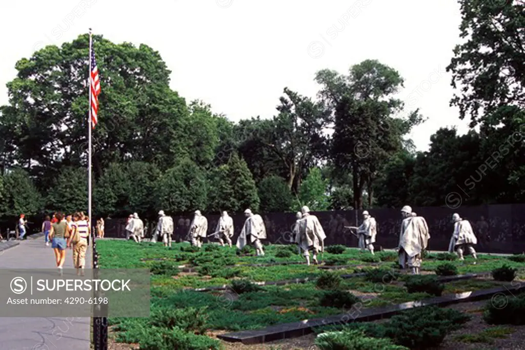 Korean War Veterans Memorial, West Potomac Park, Washington, DC, USA