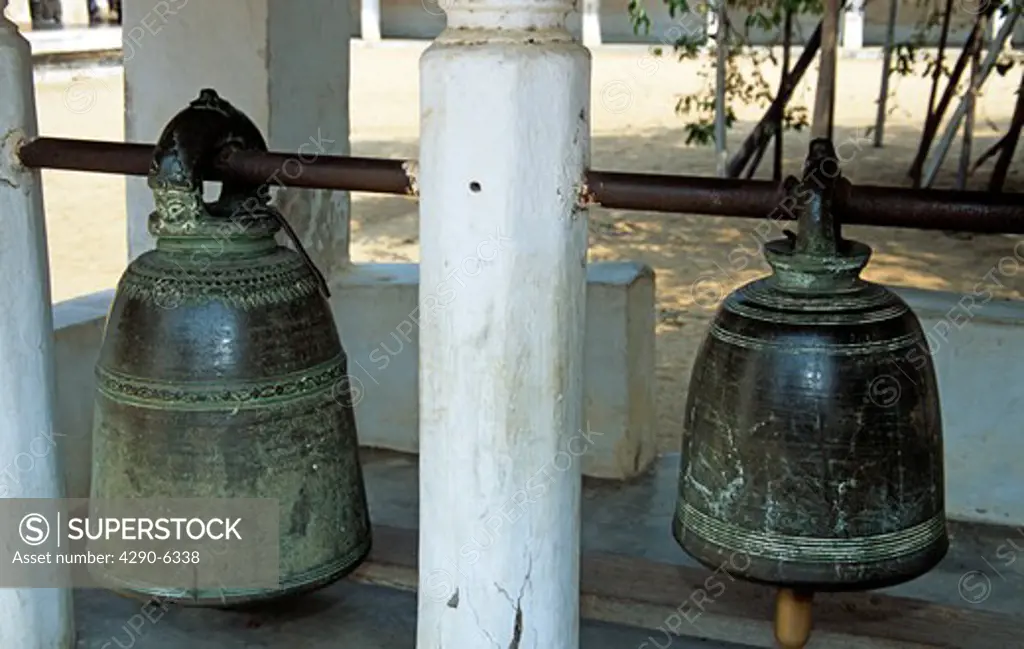 Two bells, Wat Phra That Lampang Luang Temple, Lampang, Lampang Province, Northern Thailand