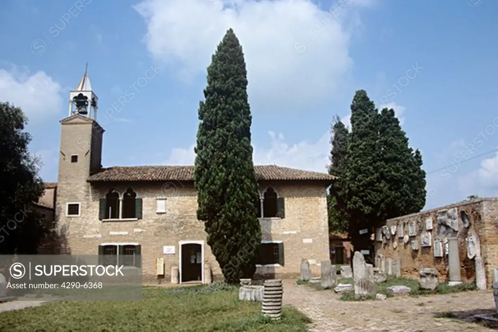 Torcello Museum, Museo Di Torcello, on the island of Torcello, Venice, Italy