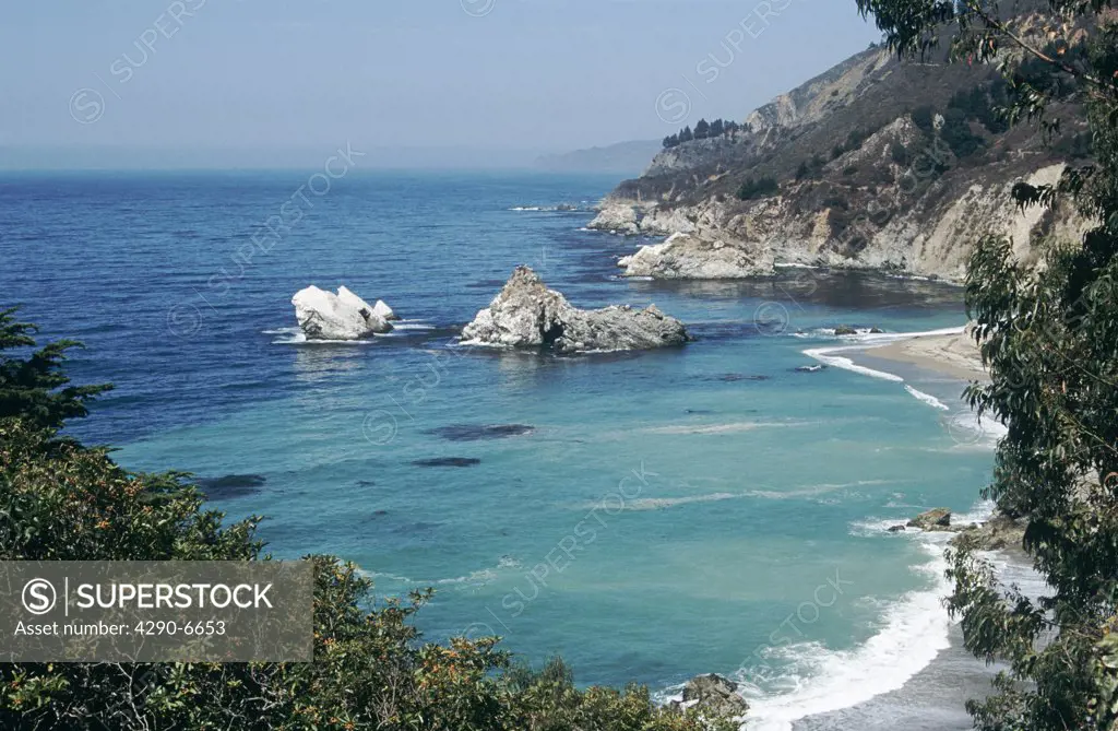 Californian coastline, California, USA