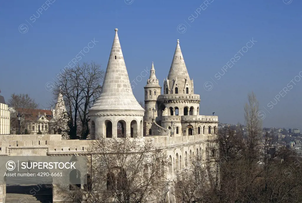 Fishermens Bastion, Trinity Square, Castle Hill District, Budapest, Hungary