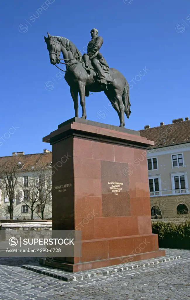 Gorgey Artur (1818 to 1916) statue, Castle Hill District, Budapest, Hungary