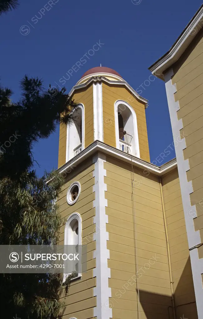 Sotiris Church bell tower, Stavros, Ithaca, Greece