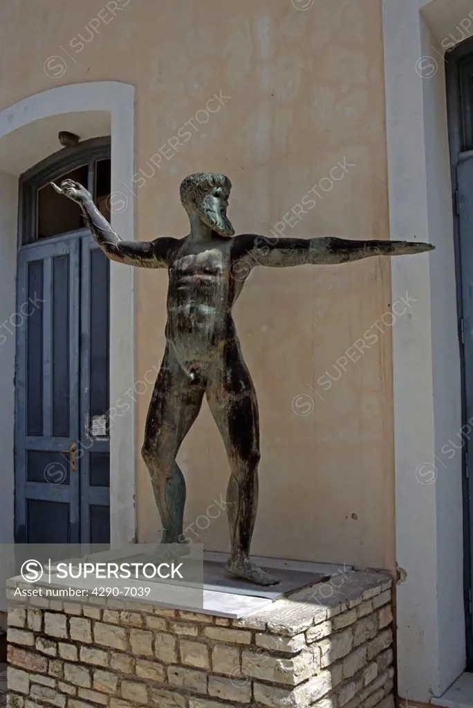 Statue of Poseidon, Vathi, Ithaca, Greece