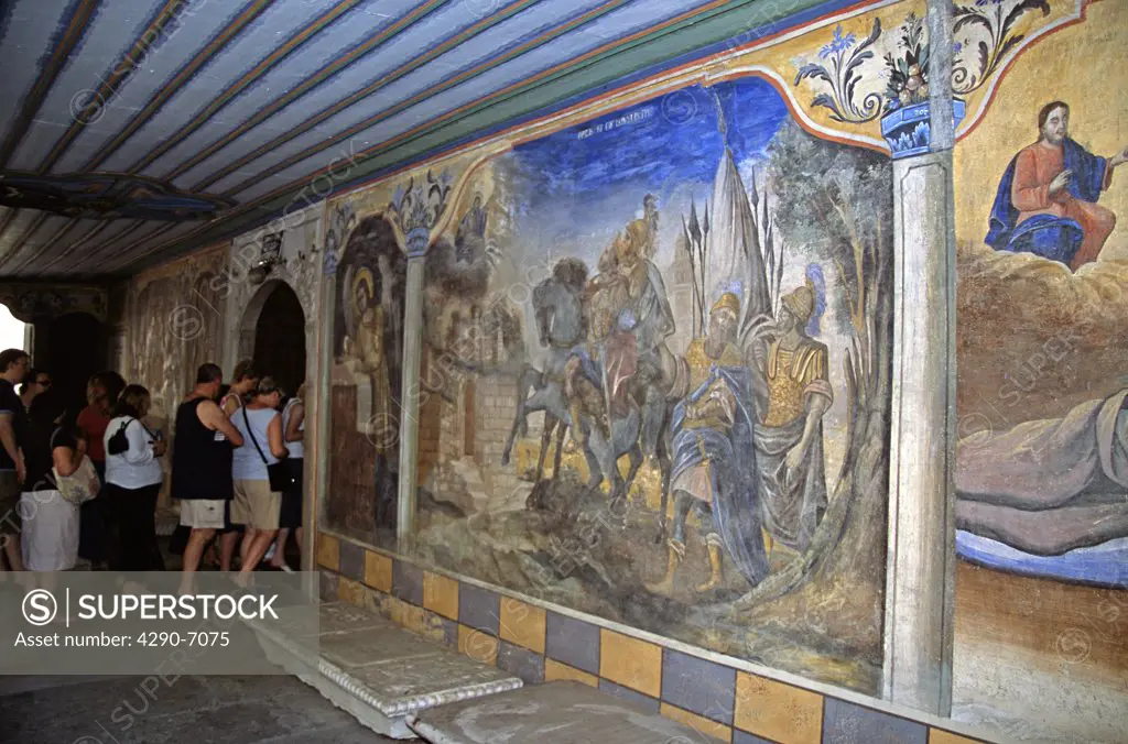 Frescoes, Saint Konstantine and Saint Elena Church, Plovdiv, Bulgaria