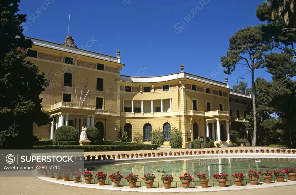 Royal Palace of Pedralbes, Palau Reial de Pedralbes, Barcelona, Spain