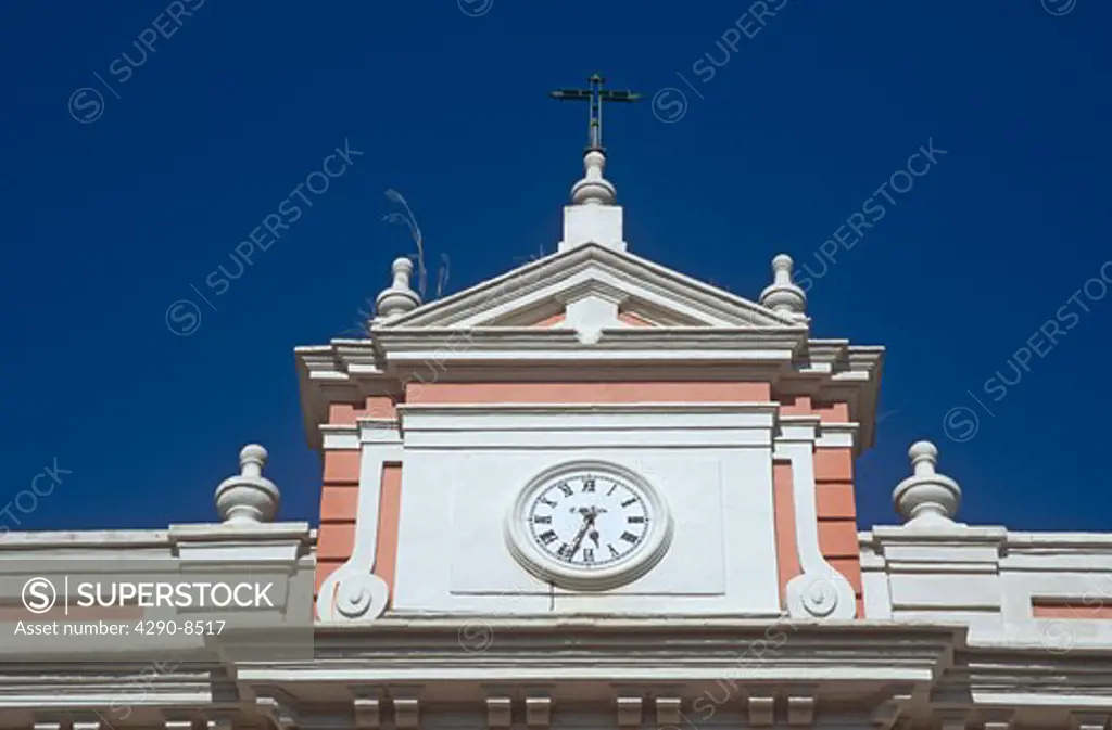Clock tower, Diputacion de Sevilla, Casa de la Provincia, Town Hall, Plaza del Triunfo, Seville, Spain
