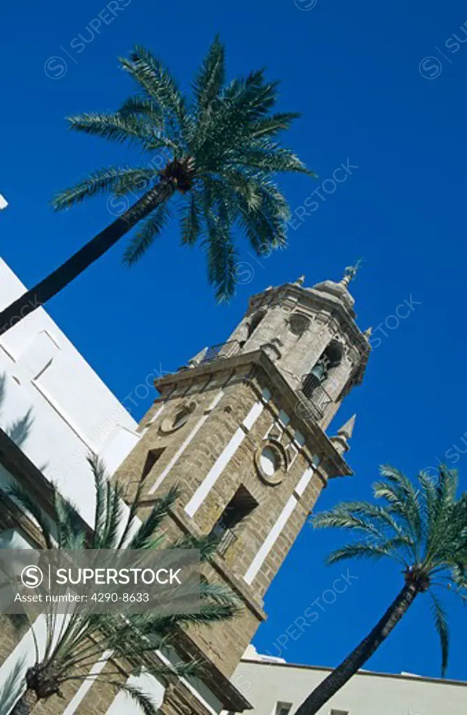 Santiago Church, Plaza de la Catedral, Cadiz, Spain
