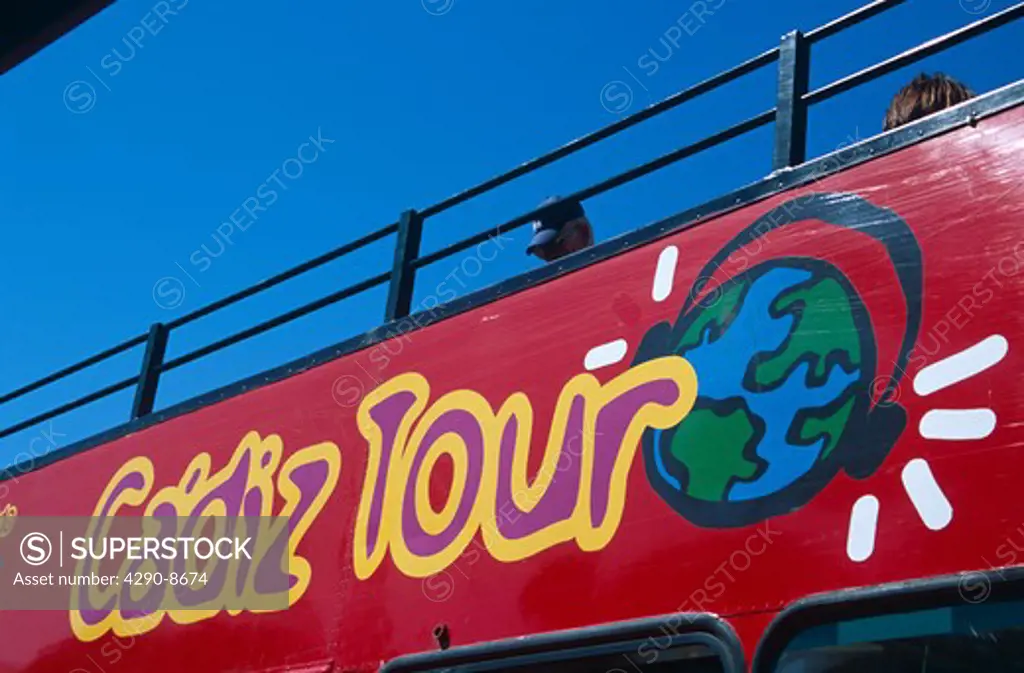 Cadiz tour bus, Cadiz, Spain
