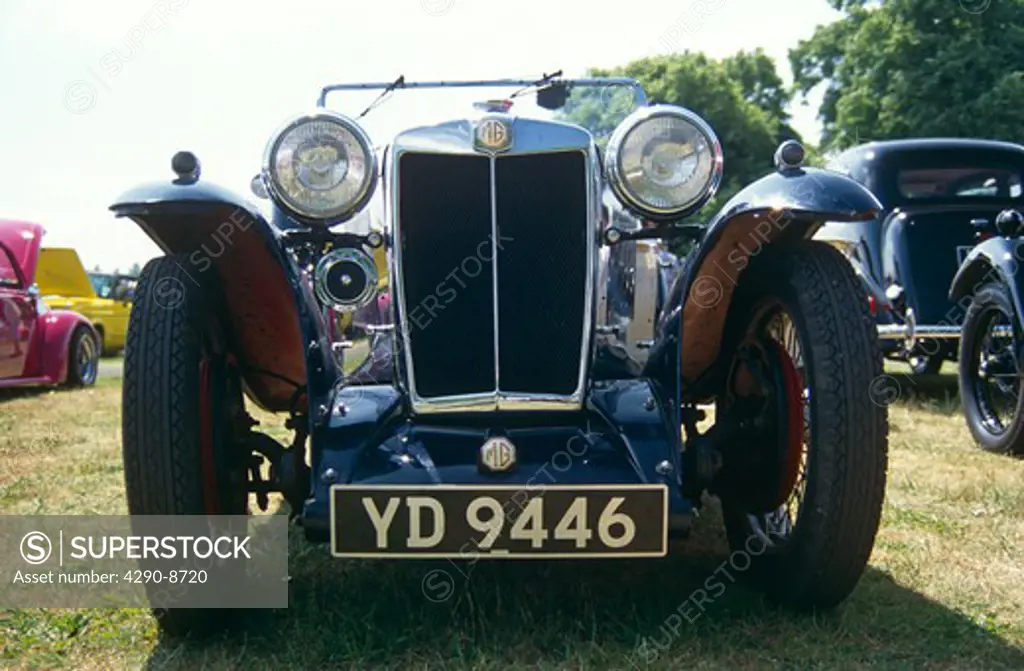MG vintage and classic car, Newbury, England