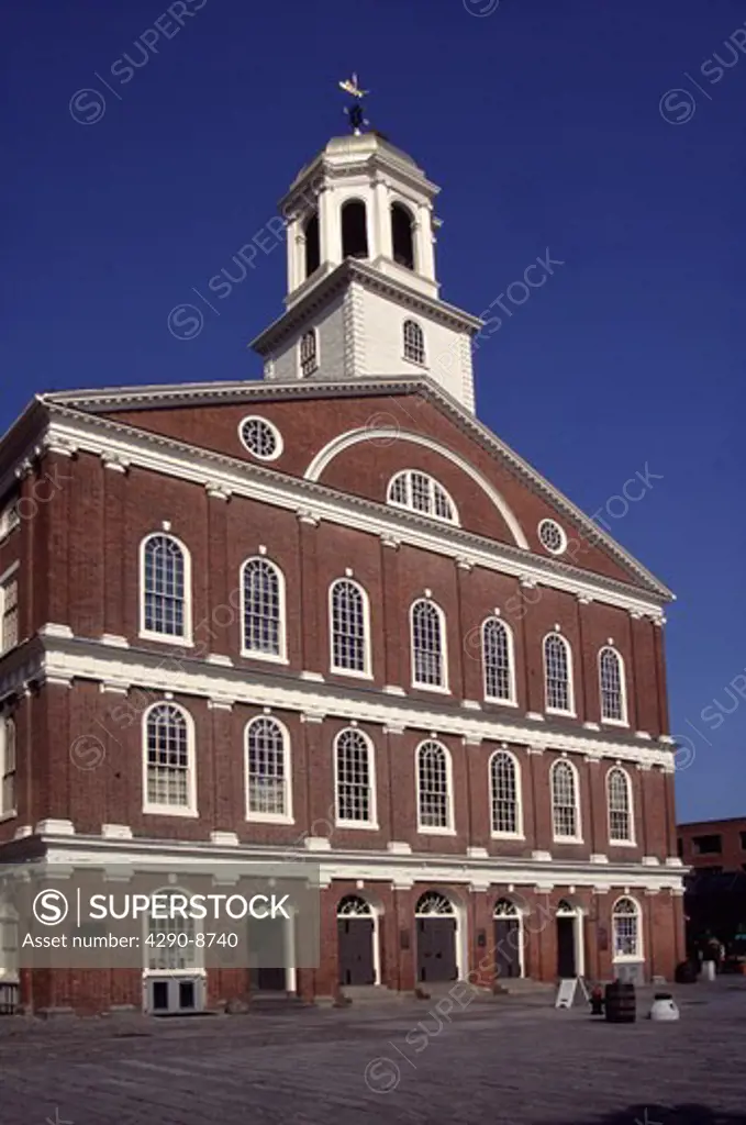Faneuil Hall, Boston, Massachusetts, New England, USA.