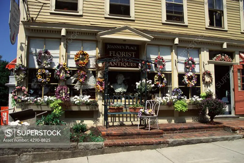 Joannes Place Florist Gift and Antique Shop, Ipswich, Essex County, Massachusetts, New England, USA