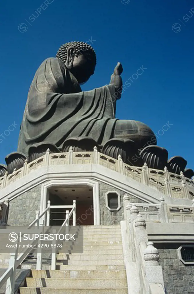 Tian Tan Buddha, Po Lin Monastery, Lantau Island, Hong Kong, China