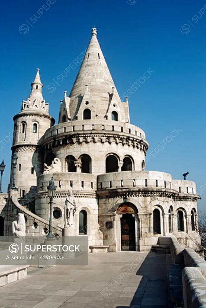 Fishermens Bastion, Trinity Square, Castle Hill District, Budapest, Hungary