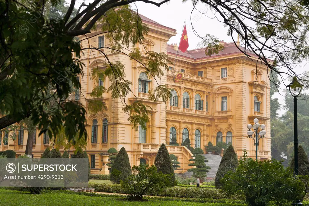 Vietnam, Hanoi, Presidential Palace, formerly Indochina's Governor General's Palace