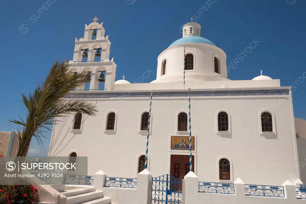 Panagia Platsani Church, Caldera Square, Oia, Santorini, Greece