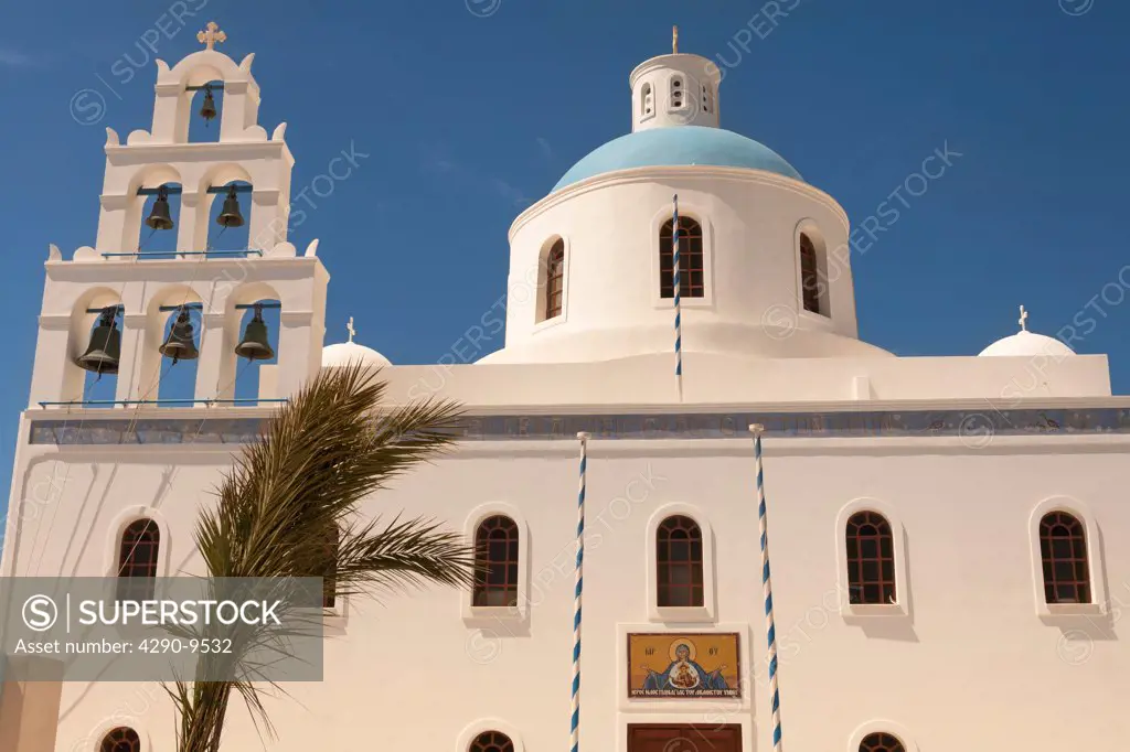 Panagia Platsani Church, Caldera Square, Oia, Santorini, Greece