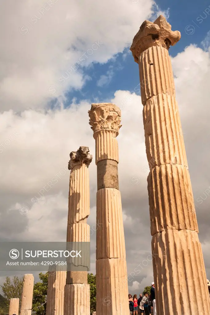 Columns of the basilica, Ephesus, Turkey