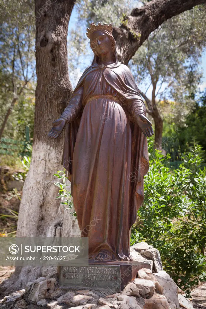 Statue of the Virgin Mary, House of the Virgin Mary, Meryemana, near Ephesus and Selcuk, Turkey
