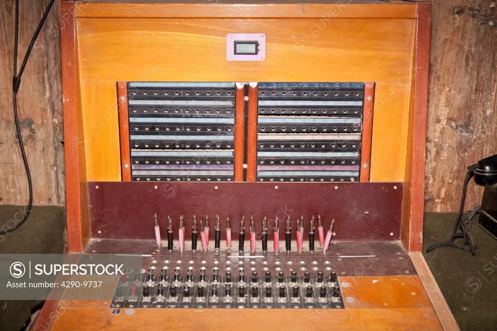Switchboard exhibit, Transportation Museum of China, Burma, India Theater in World War II, Yunnanyi, Yunnan Province, China