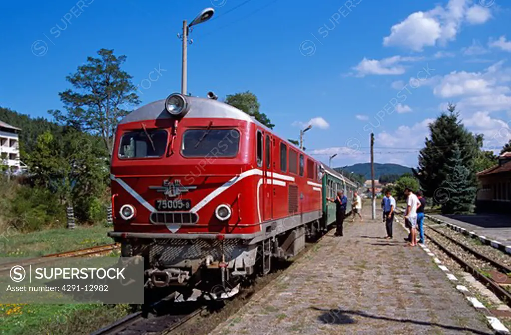 Dobrinishte Railway Station, Dobrinishte, near Bansko, Bulgaria