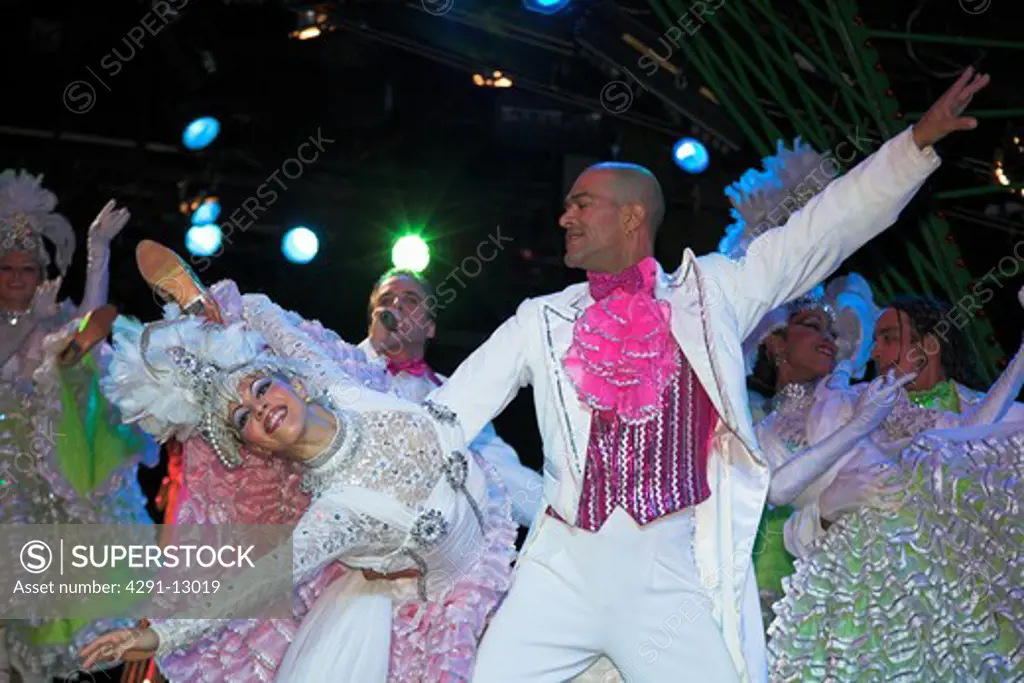 Dancers performing at La Tropicana nightclub, Havana, Cuba
