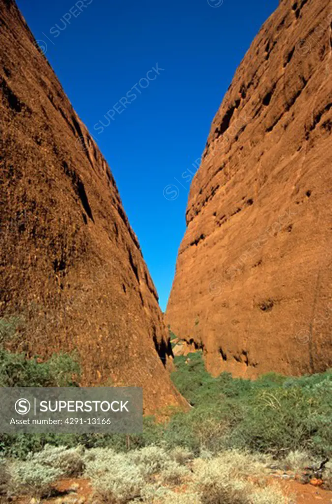 Walpa Gorge, The Olgas, Kata Tjuta National Park, Northern Territory, Australia