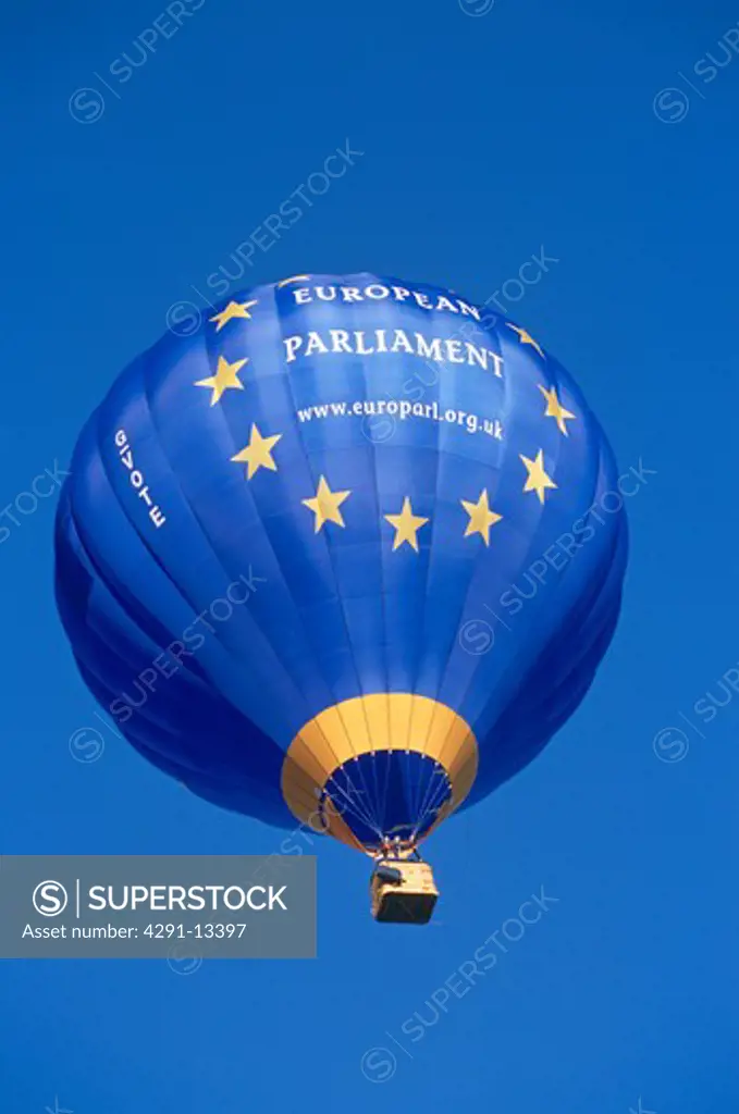 European Parliament hot air balloon, Bristol, England