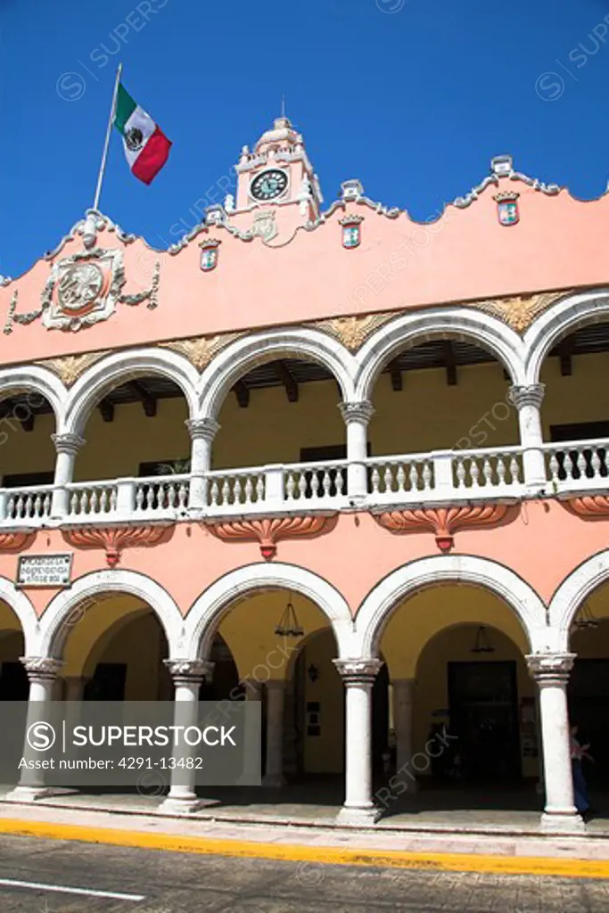 Palacio Municipal &Ayuntamiento in Plaza Mayor, Zocalo, Mexico