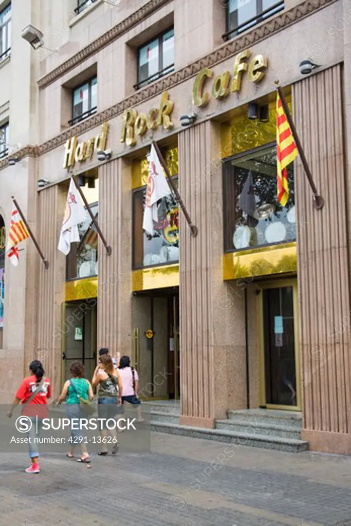 Hard Rock Cafe, Placa de Catalunya, Barcelona, Spain