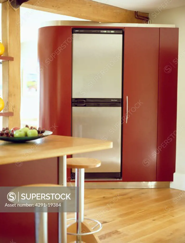Modern kitchen fridge