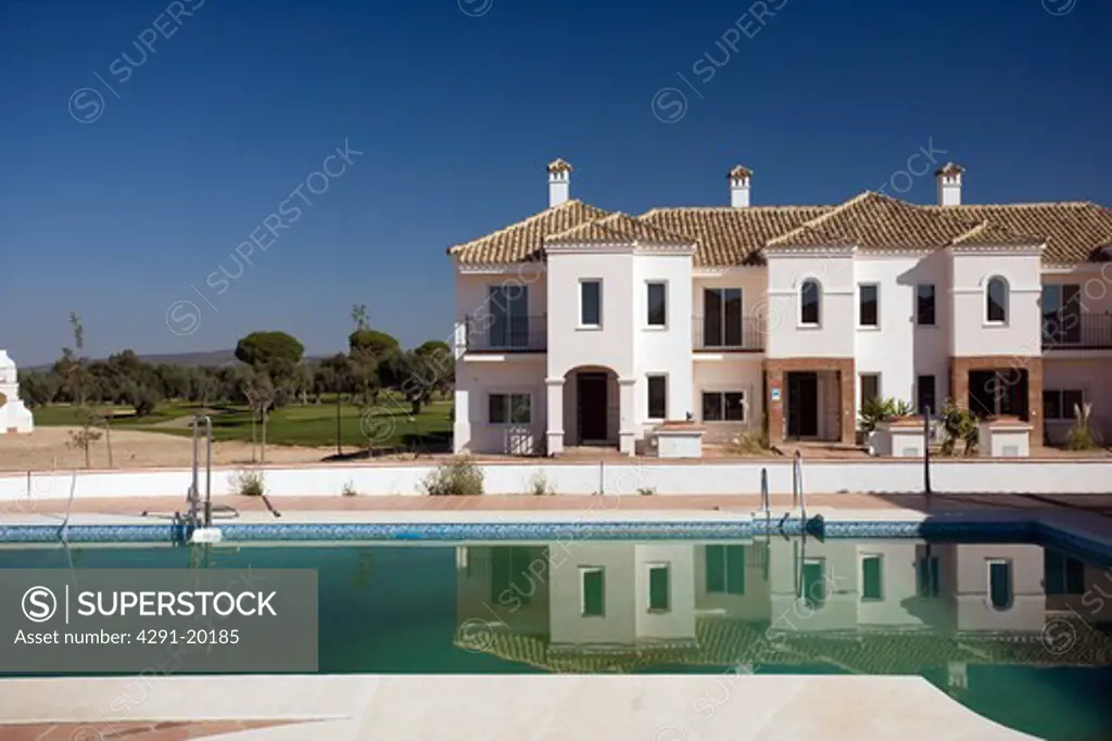 Unfinished villas at Arcos de la frontera Golf course Southern Spain