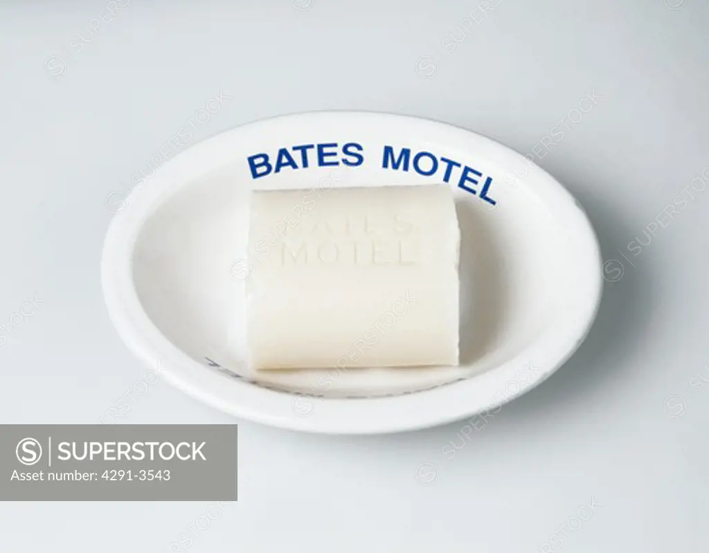 Close-up of soap on 'Bates Motel' soapdish
