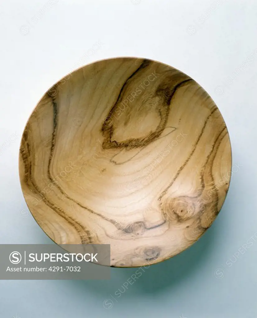 Close-up of beech bowl
