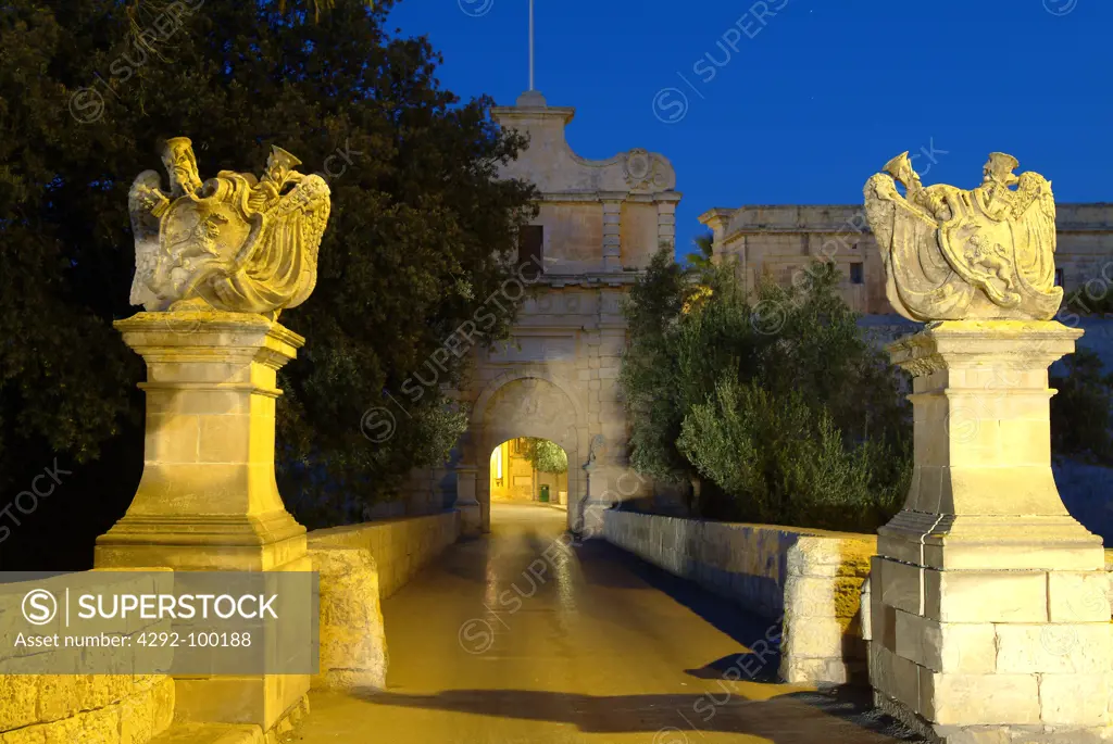 Malta, Mdina entrance