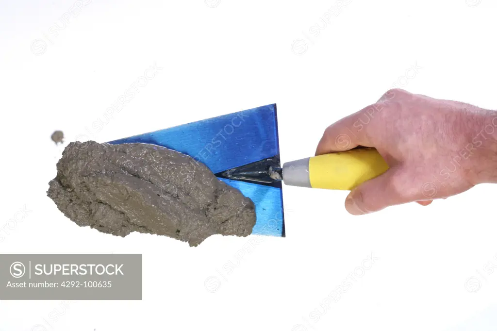 Trowel and cement