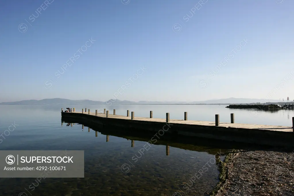 Italy, Umbria, Trasimeno Lake, Castiglione del Lago