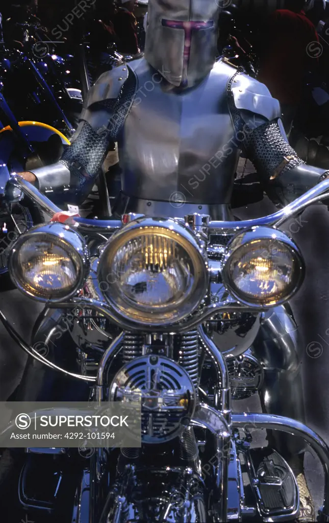 Harley Davidson knight byker