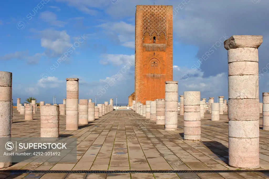Africa, Morocco, Rabat, mausoleum of Mohamed V