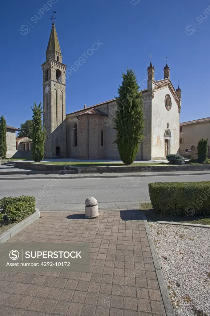 Italy, Veneto, Gruaro, San Giusto Church