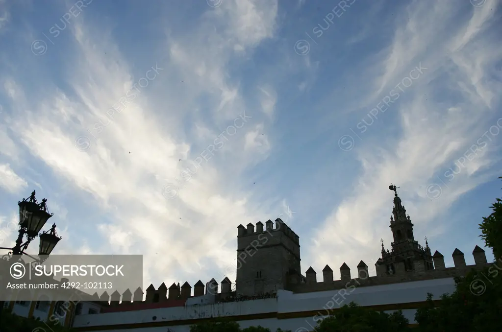 Spain, Andalusia, Seville, the Alcazar